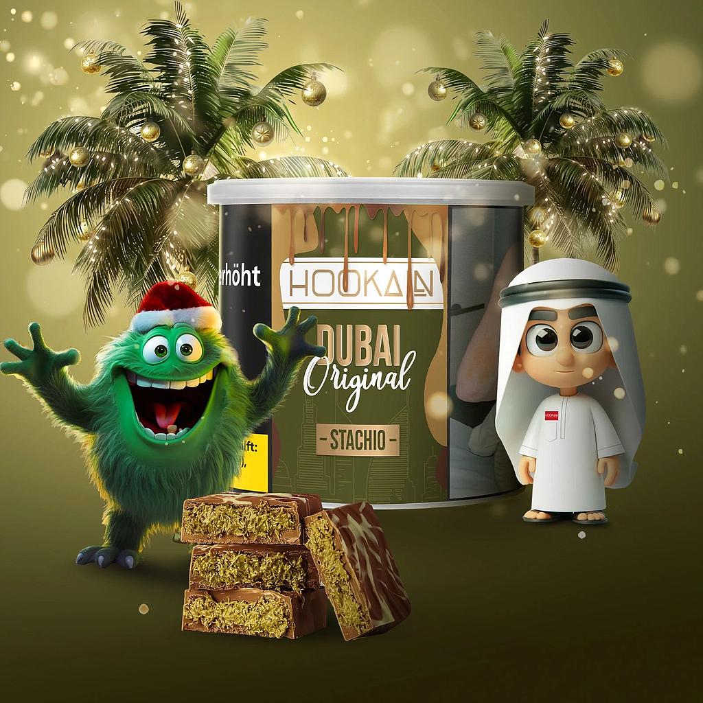 Hookain Shisha Tabak 200g - Dubai Stachio