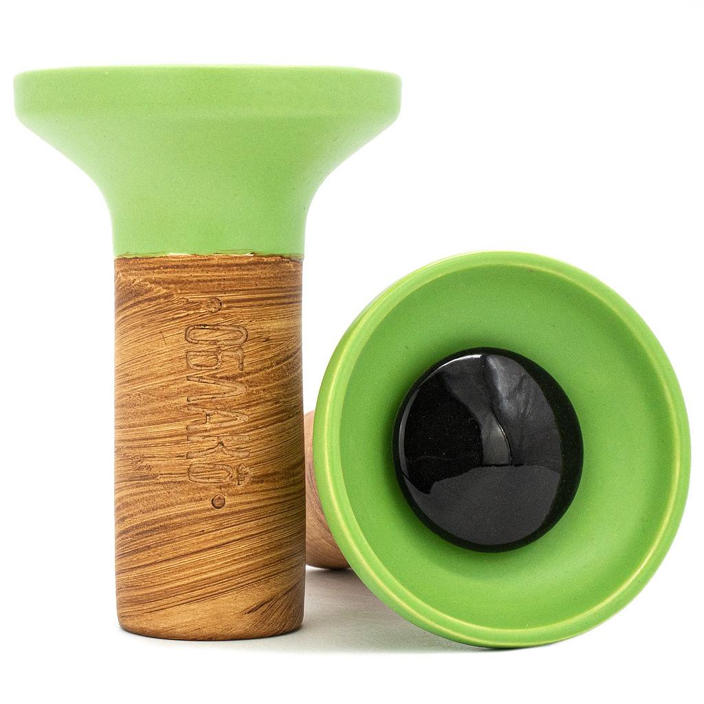 Oblako Flow Phunnel Glazed - Black on Light Green