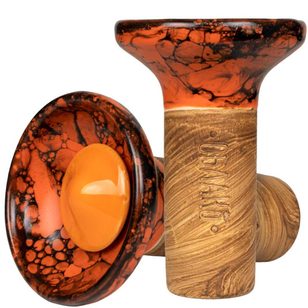 Oblako Flow Phunnel Glazed - Orange on Marble Orange/Black