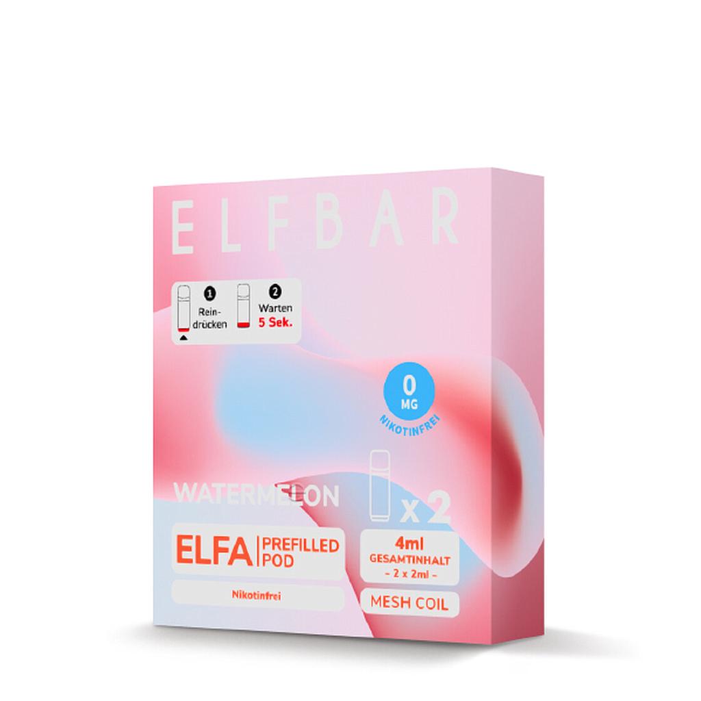 Elfbar - ELFA CP Prefilled Pod 2ml 0mg (2 Stück) Watermelon