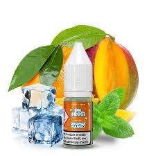 Dr. Frost Nic Salt Liquid - Ice Cold Orange &amp; Mango 10ml 10mg/ml