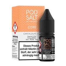 Pod Salt Core Liquid - Cantaloupe Ice 10ml 11mg/ml