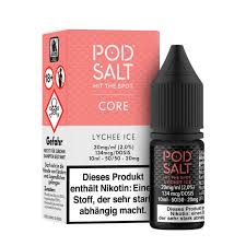 Pod Salt Core Liquid - Lychee Ice 10ml 11mg/ml STEUERWARE C