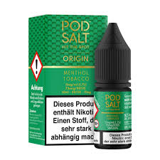 Pod Salt Origin Liquid - Menthol Tobacco 10ml 11mg/ml