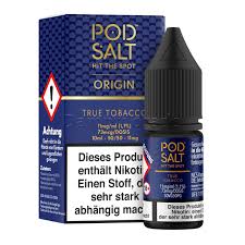 Pod Salt Origin Liquid - True Tobacco 10ml 11mg/ml