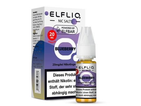 Elfliq by Elfbar Nikotinsalz - Blueberry - Liquid 20mg / 10ml