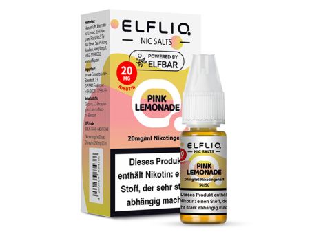 Elfliq by Elfbar Nikotinsalz - Pink Lemonade - Liquid 20mg / 10ml