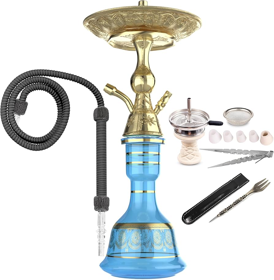 Luna  Hookah - Small Tradi - Ocean Blue