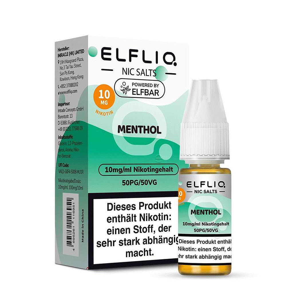Elfliq by Elfbar Nikotinsalz - Menthol - Liquid 10mg/ 10ml