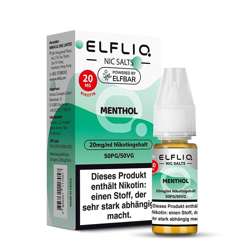 Elfliq by Elfbar Nikotinsalz - Menthol - Liquid 20mg/ 10ml