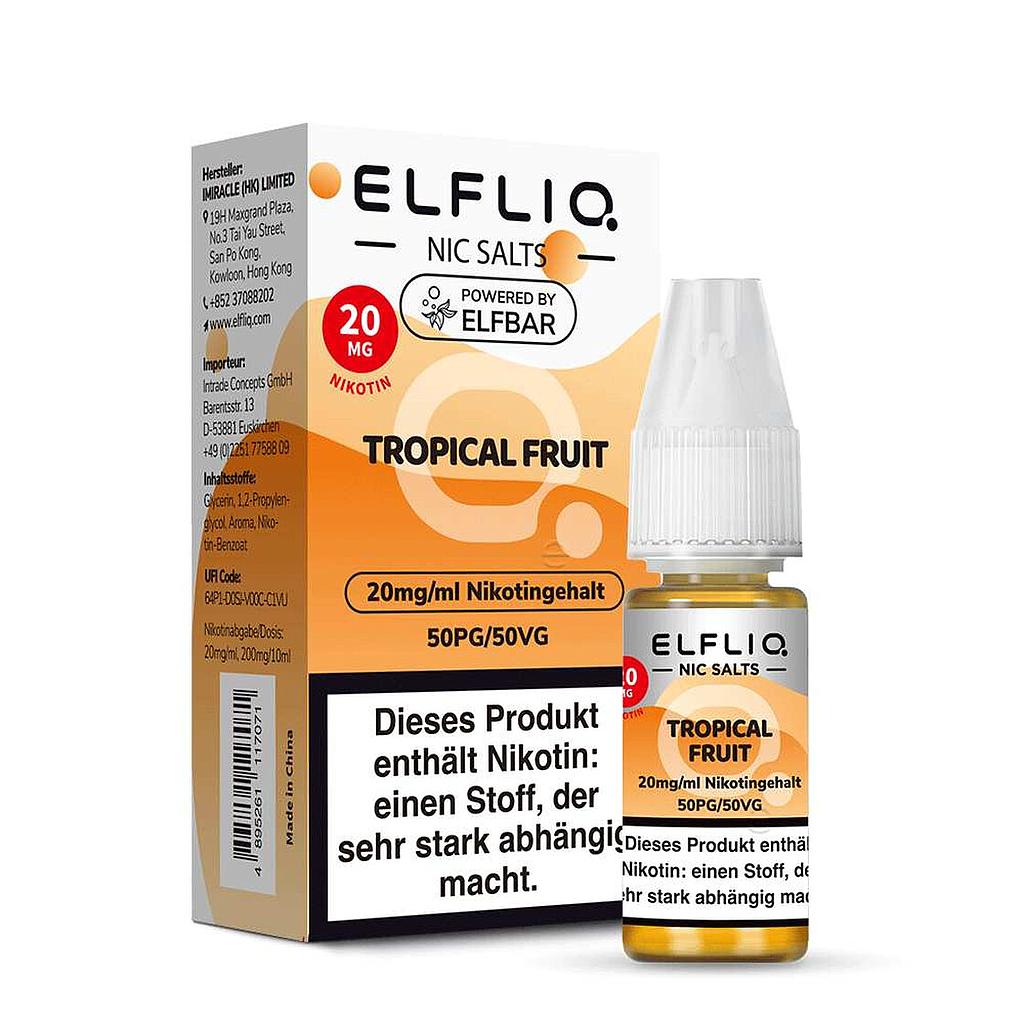 Elfliq by Elfbar Nikotinsalz - Tropical Fruit - Liquid 20mg/ 10ml