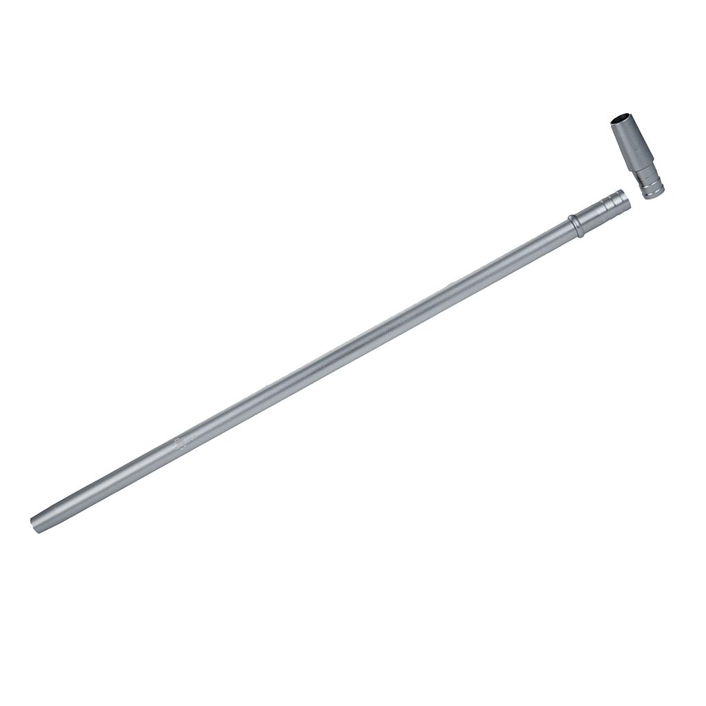 Jookah Alu Mundstück Slim Fine - Grau/Silber