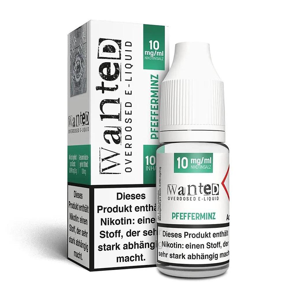 Wanted Overdosed - Pfefferminz 10mg/ml 10ml Nikotinsalzliquid
