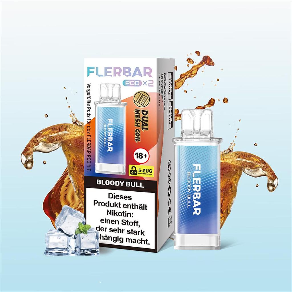 Flerbar Pod (2er Pack) - Bloody Bull