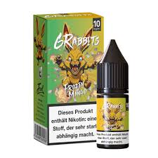 [2100000023073] 6Rabbits Nikotinsalz Liquid - Frozen Mango 10ml 10mg/ml