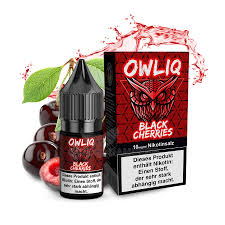 [2100000025305] OWLIQ Liquid - Black Cherries 10ml 10mg/ml STEUERWARE C