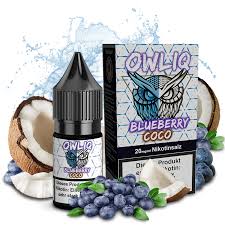 [2100000025312] OWLIQ Liquid - Blueberry Coco 10ml 10mg/ml STEUERWARE C