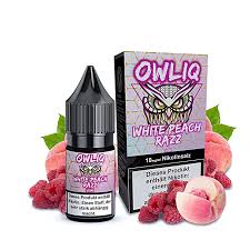[2100000025350] OWLIQ Liquid - White Peach Razz 10ml 10mg/ml 