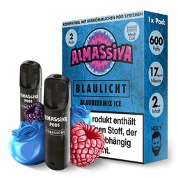 [2100000025084] Almassiva Einweg Pod - Blaulicht 17mg 2ml
