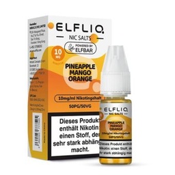[2100000020201] Elfliq by Elfbar Nikotinsalz - Pineapple Mango Orange - Liquid 10mg / 10ml