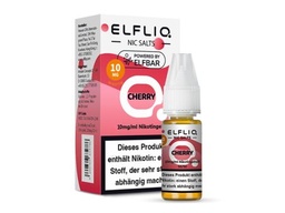[2100000025152] Elfliq by Elfbar Nikotinsalz - Cherry - Liquid 10mg / 10ml