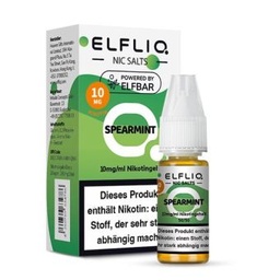[2100000025190] Elfliq by Elfbar Nikotinsalz - Spearmint - Liquid 10mg / 10ml
