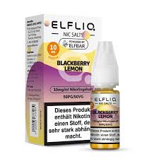 [2100000024865] Elfliq by Elfbar Nikotinsalz - Blackberry Lemon - Liquid 10mg / 10ml