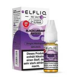 [2100000024872] Elfliq by Elfbar Nikotinsalz - Blackcurrant Aniseed - Liquid 20mg / 10ml