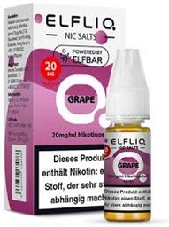 [2100000025800] Elfliq by Elfbar Nikotinsalz - Grape - Liquid 20mg/10ml