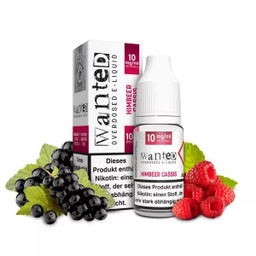 [2100000025480] Wanted Overdosed - Himbeer Cassis 10mg/ml 10ml Nikotinsalzliquid