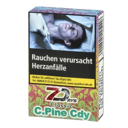[2100000008612] 7 Days Tabak 25g C.Pine Cdy