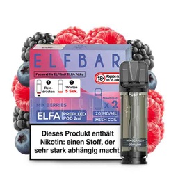 [2100000014613] Elfbar - ELFA CP Prefilled Pod 2ml 20mg/ml (2 Stück) Mix Berries