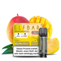 [2100000018123] Elfbar - ELFA CP Prefilled Pod 2ml 20mg/ml (2 Stück) Mango