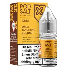 [2100000017881] Pod Salt X Liquid - Sweet Tangerine Coconut 10ml 10mg/ml